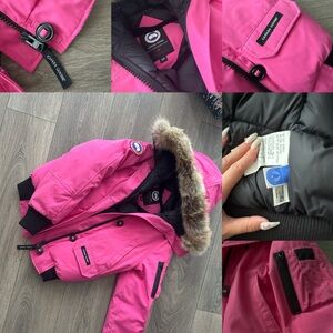 Canada Goose Pink Bomber Jacket